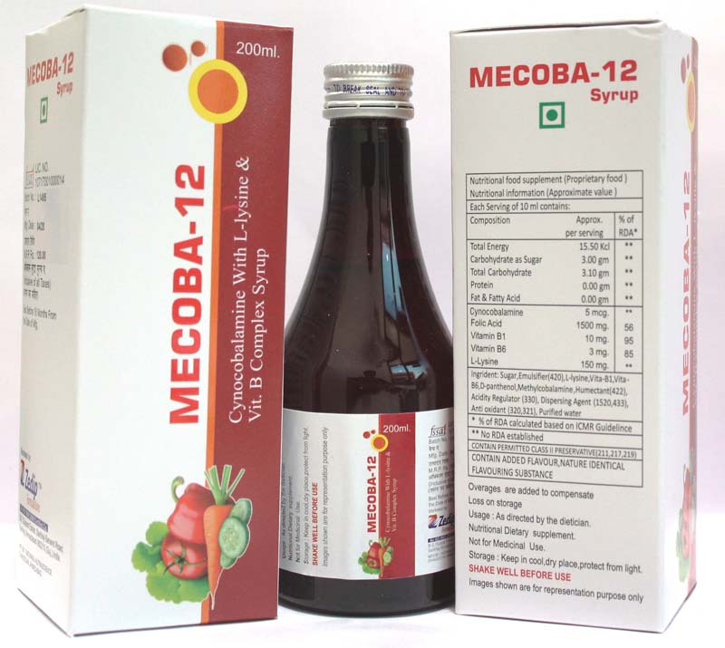 Mecoba Injection MECOBA-12 SYRUP - Zedip Formulations